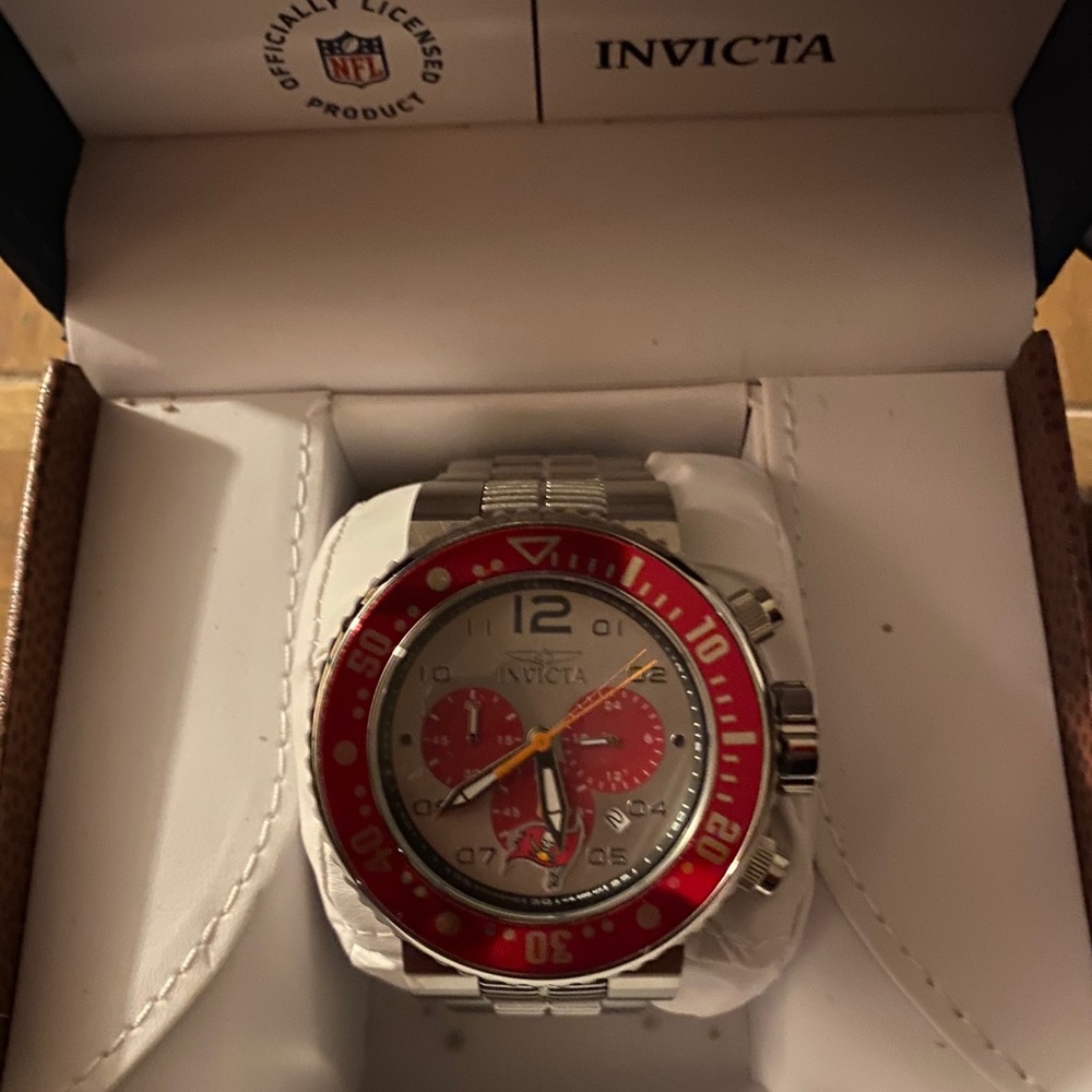 Invicta NFL Tampa Bay Buccaneers Chronograph Watch